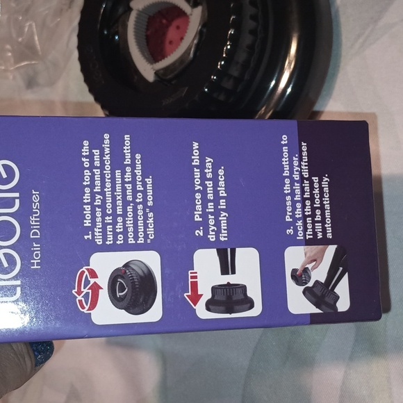 Hair Diffuser - Black& Red - Picture 6 of 7